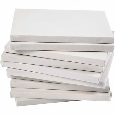 Leinwand, weiß, Tiefe 1,6 cm, A3, Größe 29,7x42 cm, 280 g, 40 Stk./