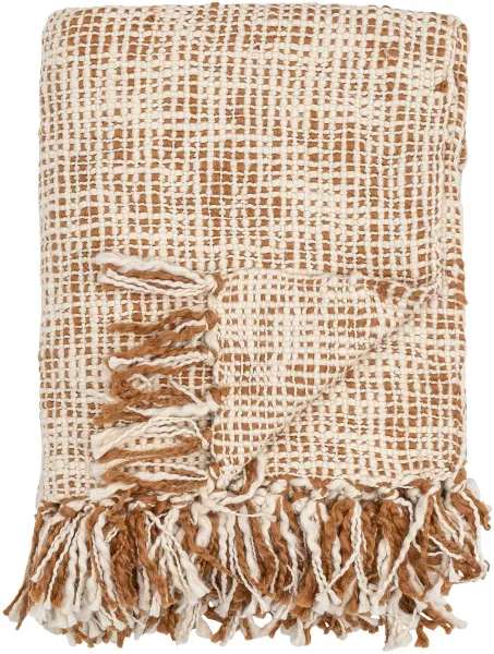 BLOOMINGVILLE Giulia Plaid, Natur, Baumwolle B: 125cm, L: 150cm