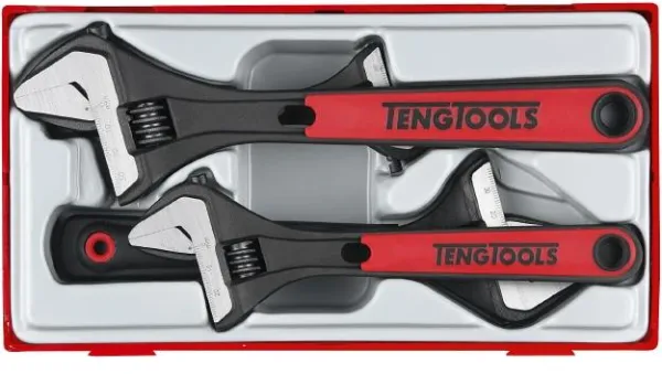 Teng Tools TTADJ04 verstellbarer Schraubenschlüsselsatz, 4-teilig